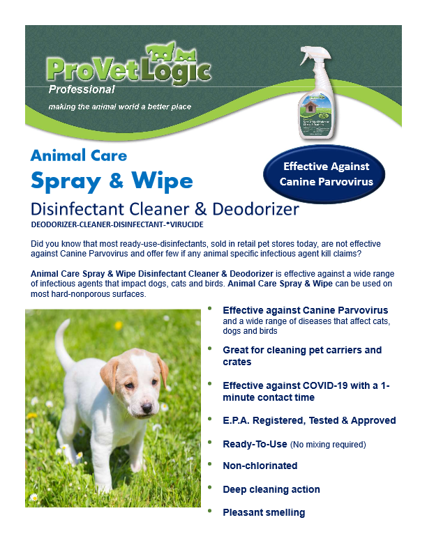 Animal Care Spray & Wipe