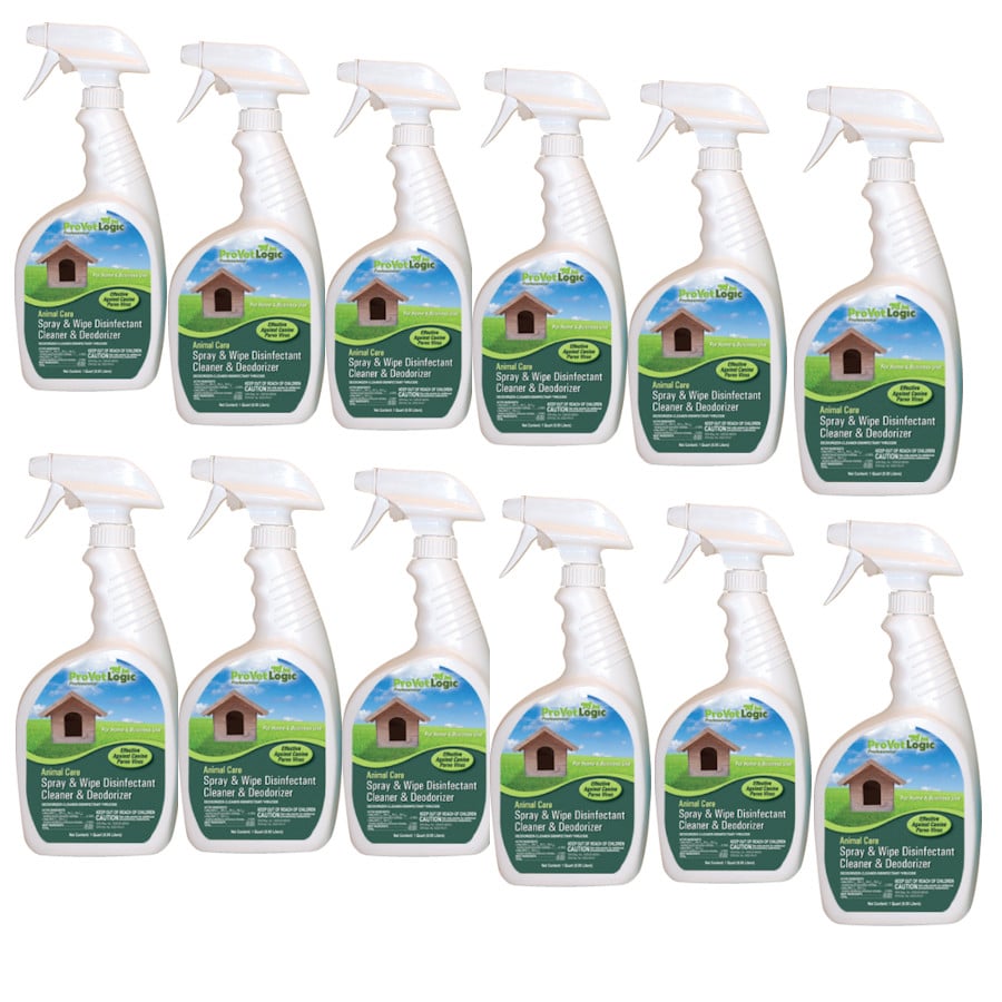 ProVetLogic Spray & Wipe Disinfectant 32 Ounce – 12 Pack