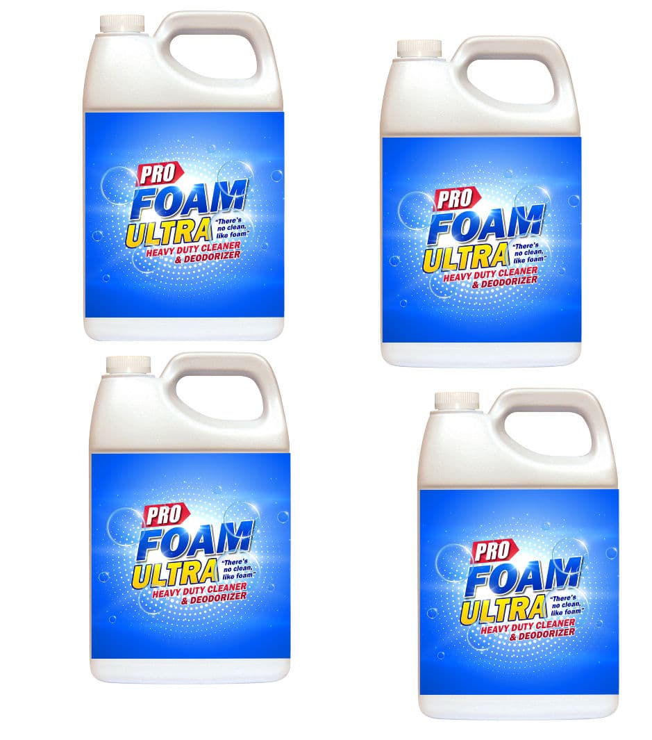 Pro Foam Ultra Heavy Duty Foam Degreaser- 4 Pack