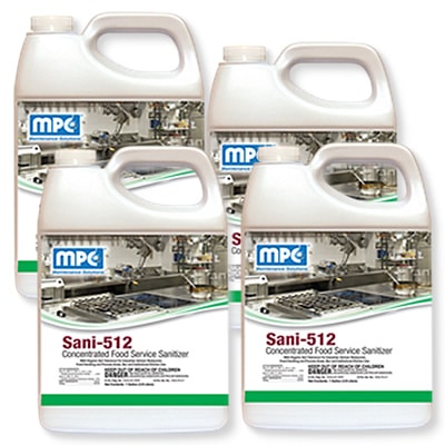 SANI-512 Dish Sanitizer 4 Gallons