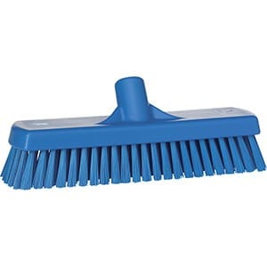 Deck Brush Stiff Bristle Blue