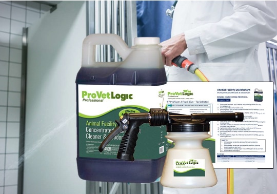 Animal Facility Disinfectant Kennel Sanitizing Kit