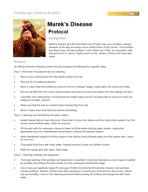 Mareks Disease
